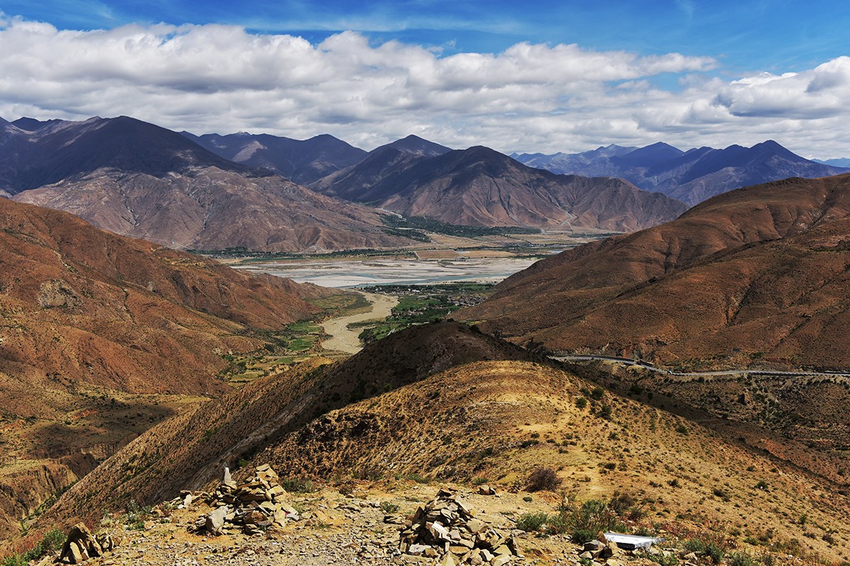 Yarlung Tsangpo und Simila Tal | Foto von Liu Bin
